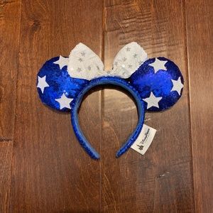 Blue Star Minnie Ears